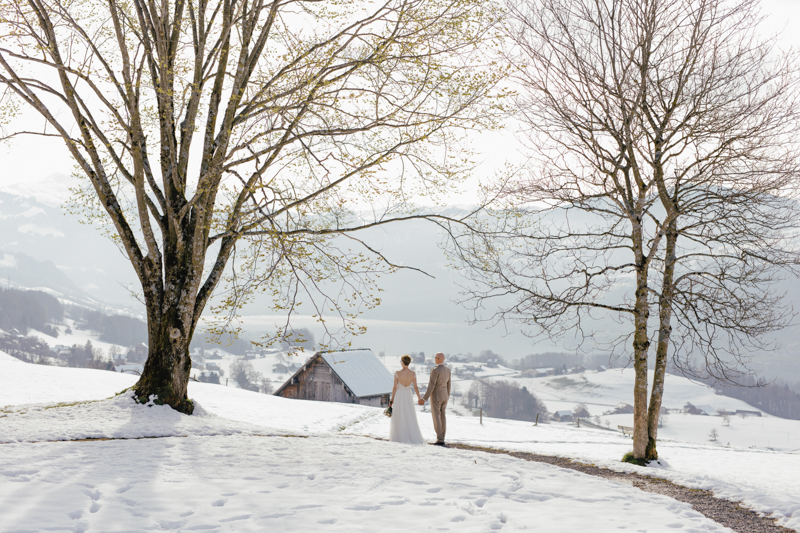 Hochzeit im Schnee