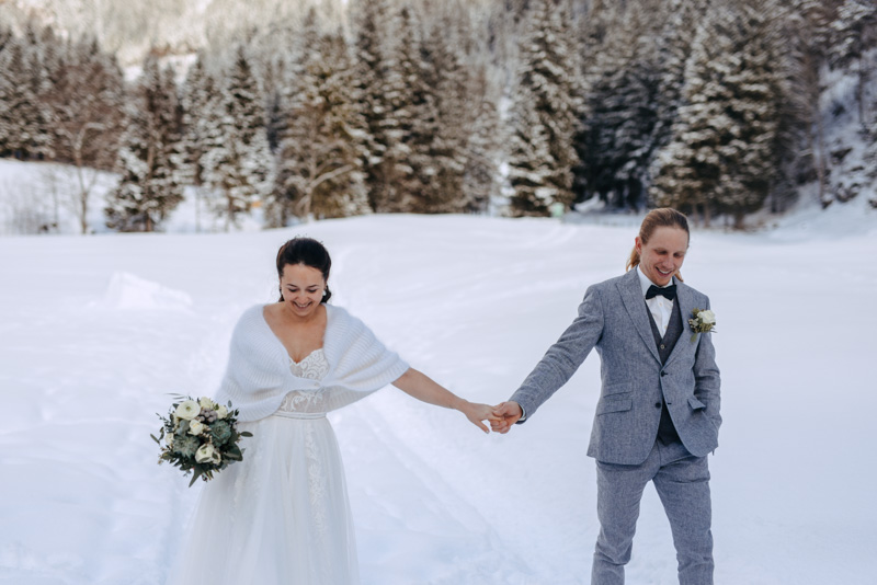 Winterhochzeit in Engelberg